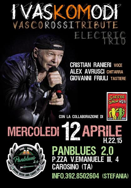 Panblues2.0 #VaskomodiElectricTrio Mercoledì Live! Rock&Bear