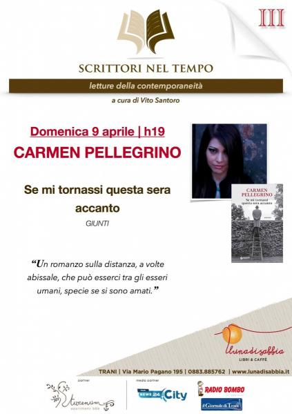 Carmen Pellegrino presenta il libro "Se mi tornassi questa sera accanto"