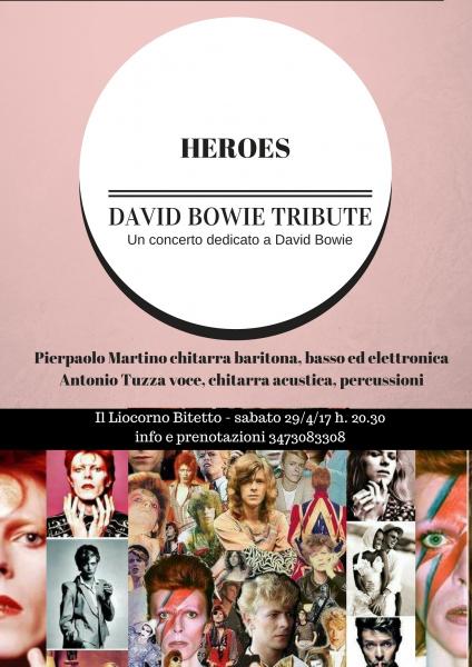 Heroes -  David Bowie Tribute