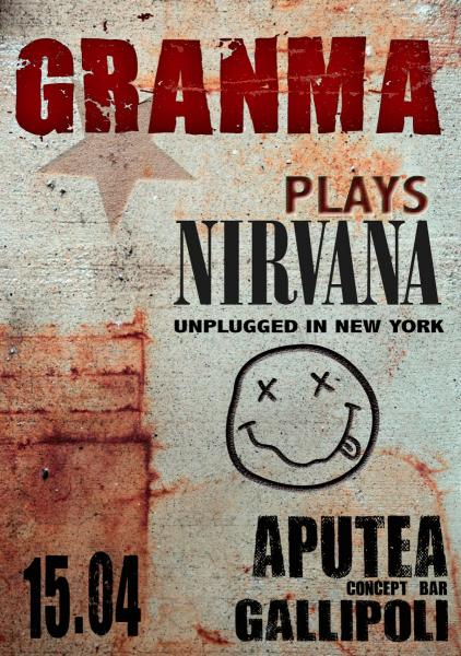 GRANMA plays Nirvana Unplugged in New York all'APUTEA di Gallipoli (Le)