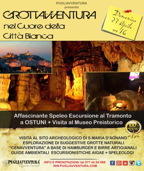 Grottavventura a Ostuni (Escursione Speleo-Trekking + Visita al Museo Preistorico)