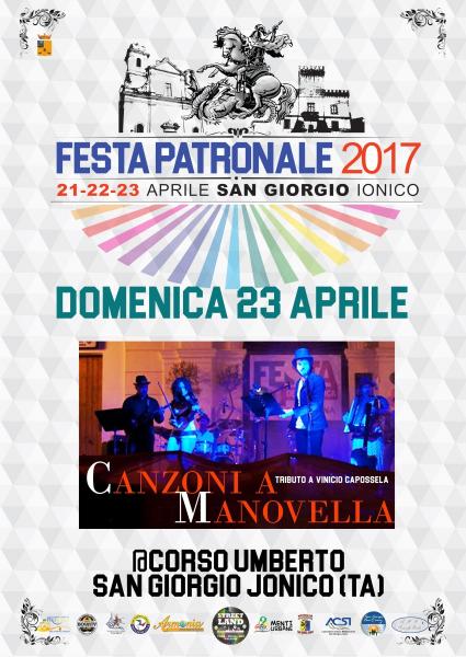 Canzoni a Manovella - Vinicio Capossela Tribute Band at Festa Patronale San Giorgio Jonico