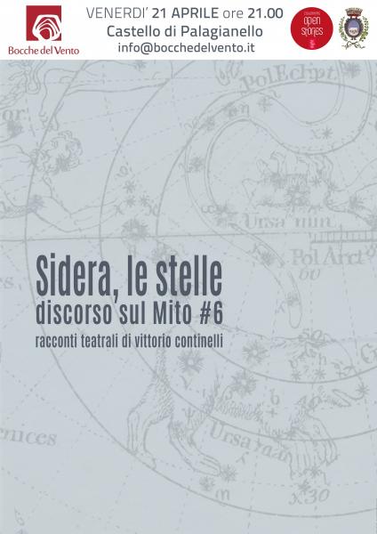 Spettacolo Teatrale "Sidera. Le stelle - Discorso sul Mito #6"