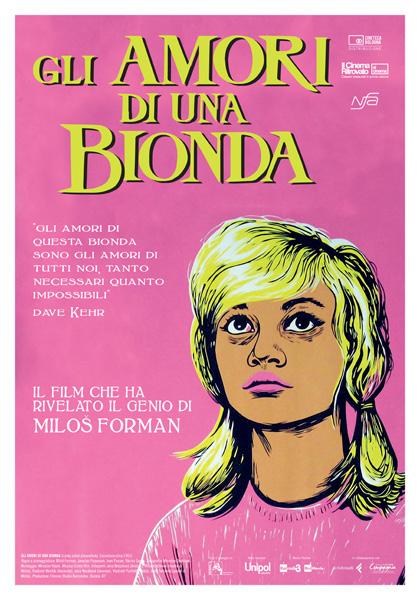 GLI AMORI DI UNA BIONDA di M. Forman in edizione Originale Restaurata con sottotitoli in italiano