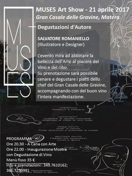 MUSES 2017: Degustazioni d'autore con Salvatore Romaniello