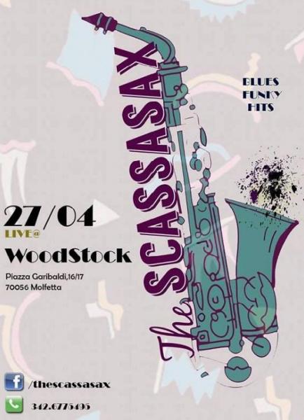 The Scassasax live at Birreria Wood Stock