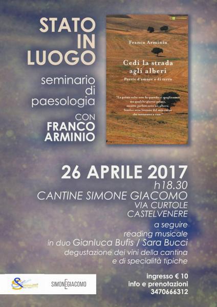 Stato in luogo. Seminario di paesologia con Franco Arminio