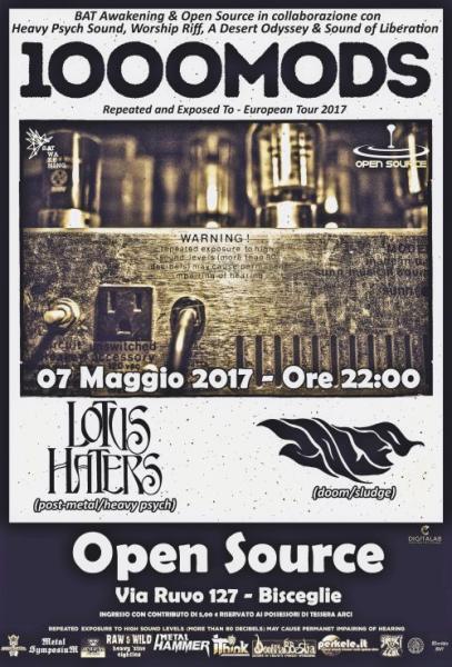 I greci 1000Mods all’Open Source di Bisceglie con Lotus Haters e Zolfo