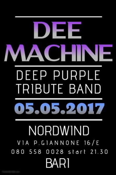 Dee Machine - Deep Purple Tribute Band in concerto al Nordwind DIscopub
