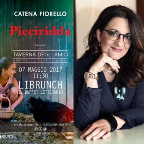 Catena Fiorello presenta il suo libro al LIBRUNCH - Il buffet letterario - della Taverna Degli Amici