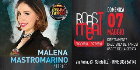 Malena Mastromarino domenica 7 maggio ospite del Roast Meat di Soleto
