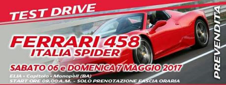 Test Drive & Noleggio -  Ferrari 458 Italia Spider
