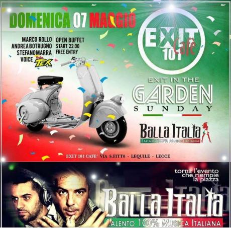 Il “Balla Italia” sbarca all’Exit 101 Cafè con la commerciale di Marco Rollo, Andrea Botrugno e Stefano Marra dj