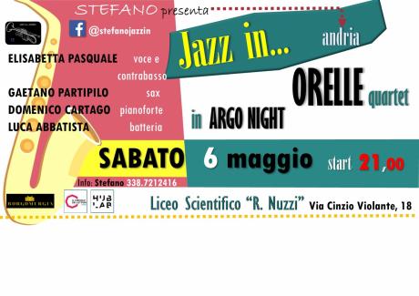 Orelle Quartet in Argo Night - Liceo Scientifico "R. Nuzzi" via C. Violante, 18