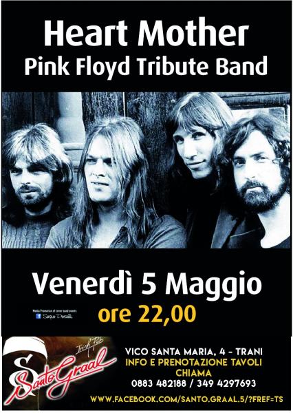 Heart Mother Pink Floyd Tribute Band at Santo Graal