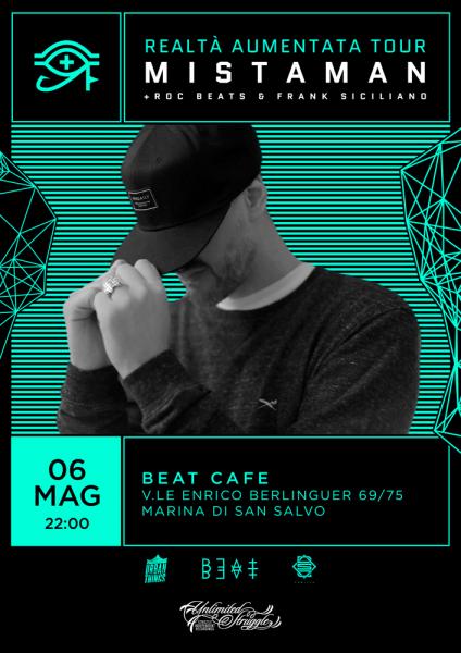 Mistaman con Dj Shocca e Frank Siciliano al Beat Cafe