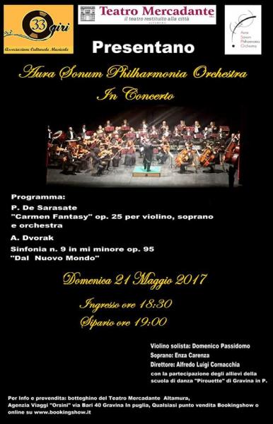 Aura Sonum Philarmonia Orchestra in Concerto