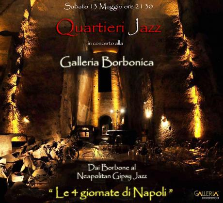 Alla Galleria Borbonica il Neapolitan Gipsy Jazz  di Mario Romano Quartieri Jazz