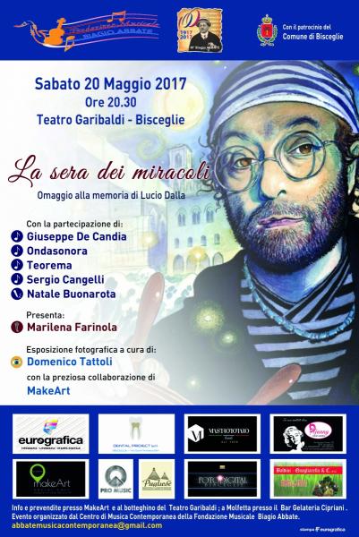 Bisceglie - "la Sera Dei Miracoli" al Teatro Garibaldi