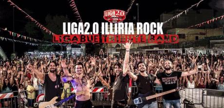 Liga 2.0 Illiria Rock sul palco dell’area concerti del Gianni Bar a Spongano