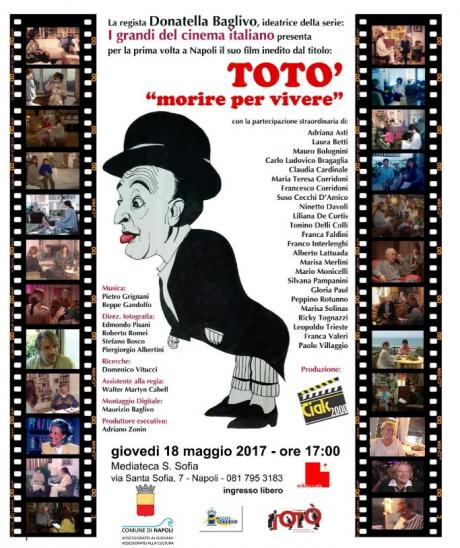 Proiezione del film "Totò - Morire per Vivere" - regia  di Donatella Baglivo