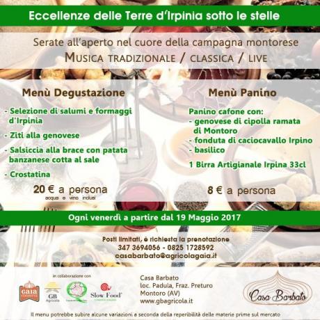 Eccellenze delle Terre d'Irpinia sotto le stelle