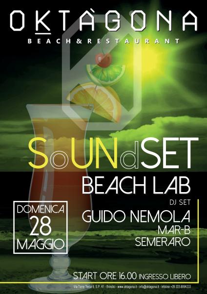 SoUNdSET Beach LAB - dj set con Guido Nemola, Semeraro e Mar-B