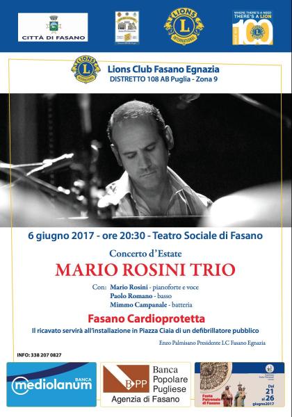 Concerto D'Estate Mario Rosini Trio