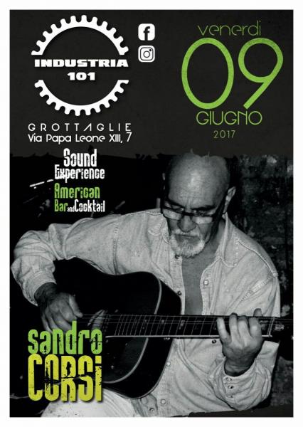 Grottaglie, il blues di Sandro Corsi live a Industria 101