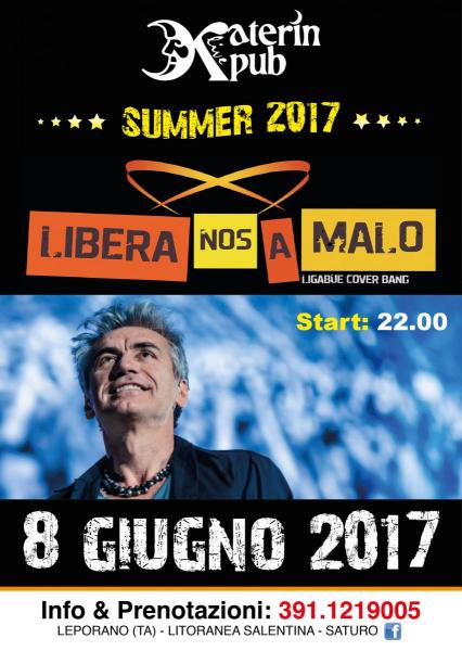 Libera Nos A Malo Live al Katerin Pub: 8 Giugno 2017