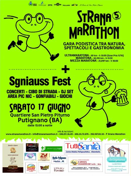 Strana Marathon e Sgniauss Fest - Gara podistica in festa tra natura spettacoli e gastronomia