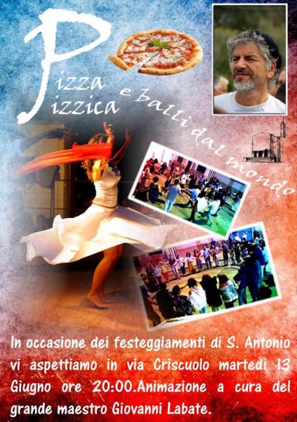 Pizza, pizzica e balli dal mondo