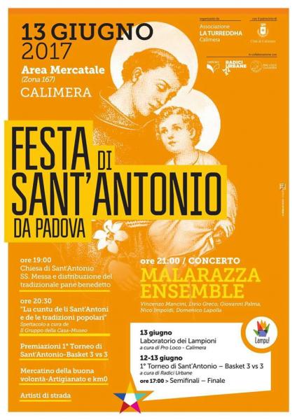 La pizzica dei Malarazza Ensemble ai festeggiamenti per Sant'Antonio di Padova