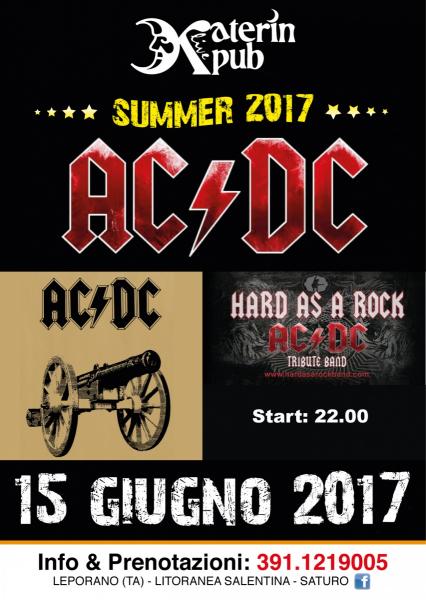 Hard As A Rock AC/DC Tribute Live al Katerin Pub: 15 Giugno 2017