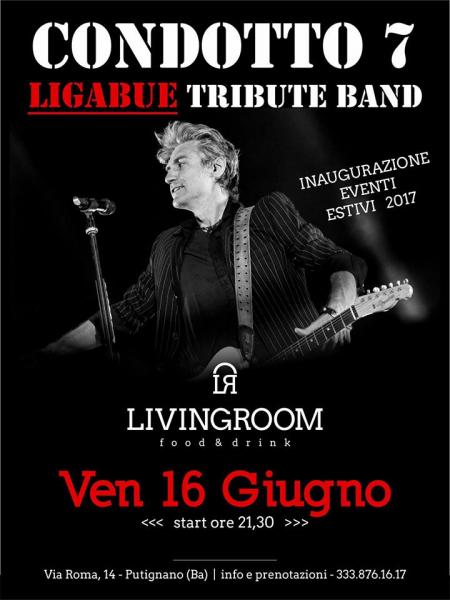 CONDOTTO7 - Ligabue tribute live at Livingroom - Ven 16 Giugno