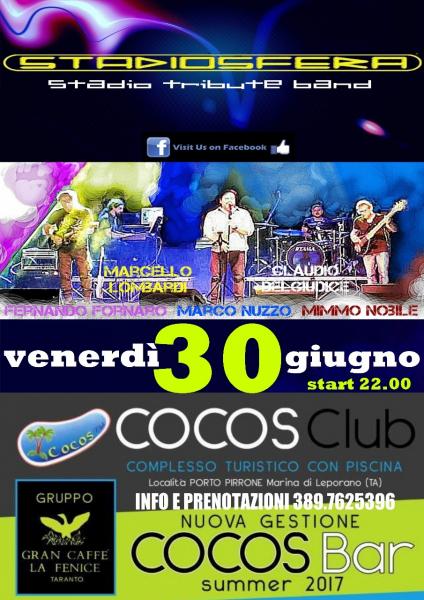 Stadiosfera Live Al Cocos Club By La Fenice