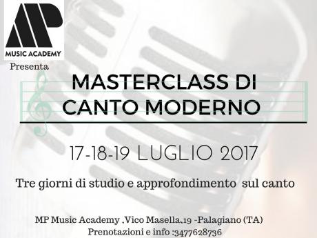 CANTO MODERNO (concerto finale e assegnazione di una borsa di studio)