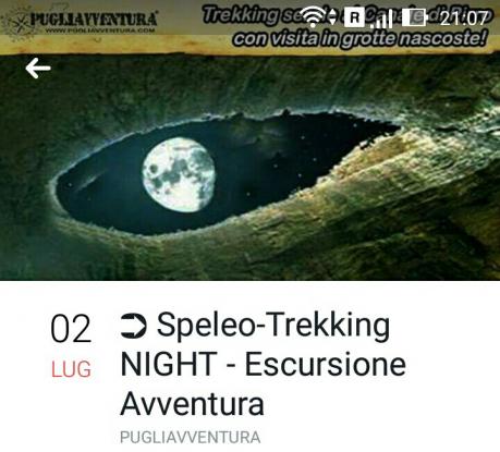 SPELEO TREKKING NIGHT - Escursione Avventura