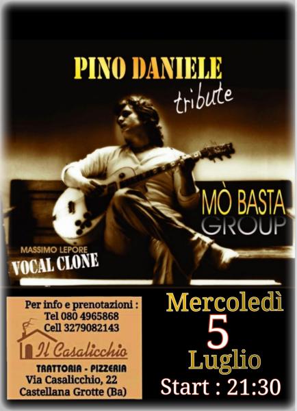 Concerto Pino Daniele  Mò Basta Group Tribute band