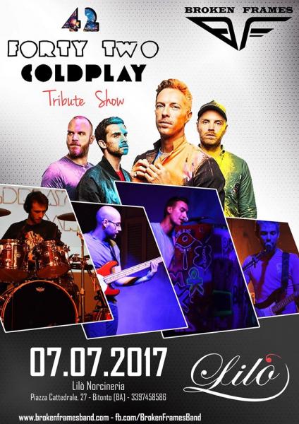 42 Coldplay Tribute Show - Broken Frames - Bitonto