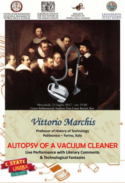 Conferenza-spettacolo: Vittorio Marchis, Autopsia di un aspirapolvere