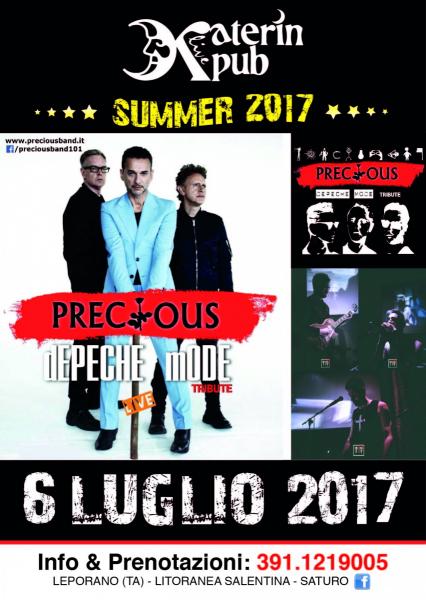 Precious Depeche Mode Tribute Live al Katerin Pub: 6 Luglio 2017