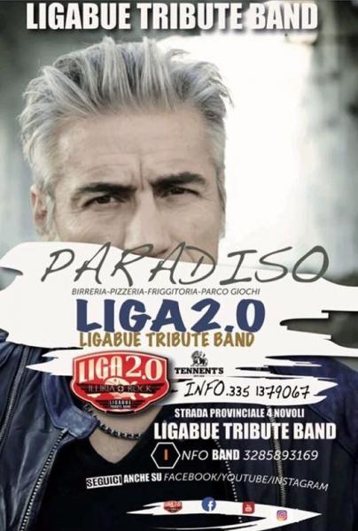 Venerdì 7 luglio omaggio a Ligabue con il live dei Liga 2.0 al "Paradiso" di Novoli