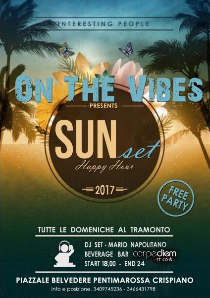 SUNset free party - Dj Set & Beverage - presented by On The VIBES