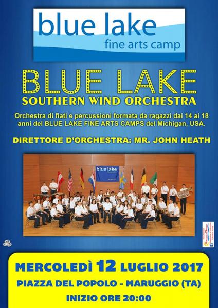 La "Blue Lake Southern Orchestra" in concerto
