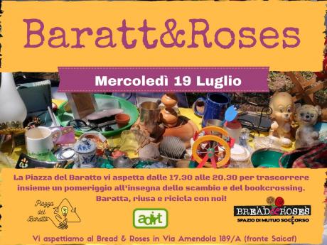 Piazza del Baratto e BookCrossing - Bread&Roses Spazio di Mutuo Soccorso