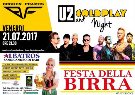 U2 & COLDPLAY NIGHT - Festa Della Birra Sannicandro - Broken Frames