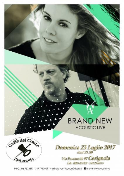 BRAND NEW ACOUSTIC LIVE at Caffé del Conte - Cerignola - (FG)