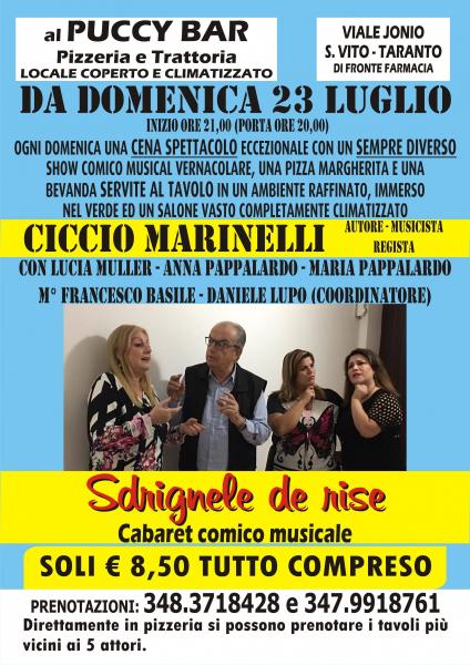 Grande Ritorno Di Ciccio Marinelli Alla Pizzeria Puccy Bar