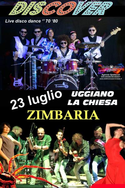 DISCOVER LIVE DANCE '70'80 & ZIMBARIA pizzica per la festa patronale di Uggiano!!